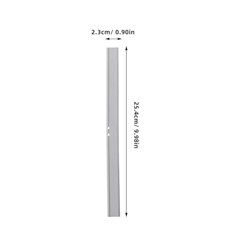Image of Cabilock 2Pcs Replacement Window Squeegee Rubber Strips 10 Inch Wiper Blade Refill for Glass Window Cleaner and Shower Scrubber