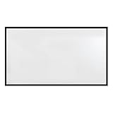 Projektorwand Beamer Leinwand 100 Zoll Filmleinwand Projektor 16:9 Projektor Aluminiumrahmen Rahmen Reichweite 160° Betrachtungswinkel - Weiß