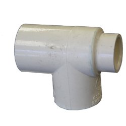 Charlotte Pipe CPVC Tee 3/4 x 1/2 x 3/4 Reducer - Automotive Brake Hydraulic Tee - CPVC Fitting