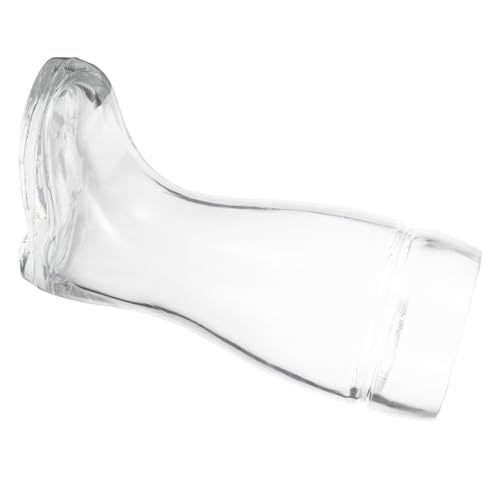 Toyvian Copa de Cristal Forma de Botas 580 Ml, Vaso para Whisky y Cócteles, Diseño Creativo Transparente para Bares, Fiestas y Reuniones en Hogar y Discoteca
