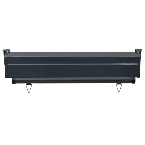 Store vertical de balcon noir 85x250 anti-vis-à-vis réglable - 7