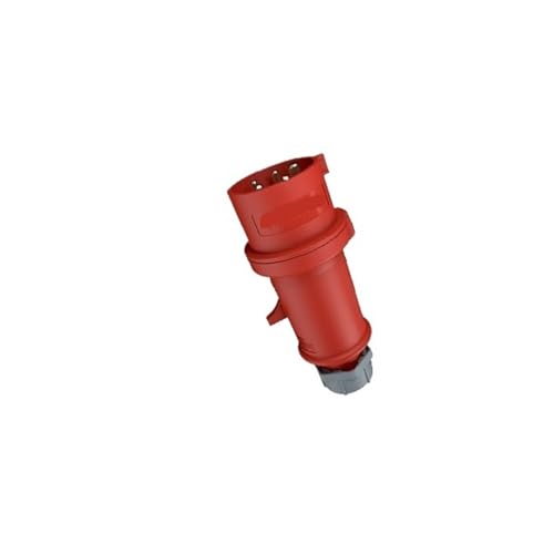 Connecteur industriel étanche IP44 mâle femelle triphasé pour câblage électrique