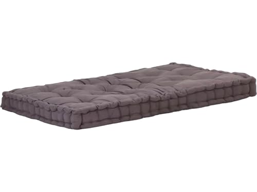 Image of ATOOTFUSION Cotton Box Mattress, 5-Inch Thick, Soft Foldable Floor Mattress Medium Firm, Single Bed Size 72x30X5 Inches (Brown)