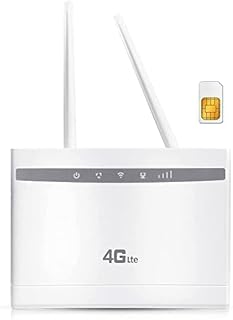 4G Router 3-in 1 High Range Sim Router WiFi Router/Repeater Coverts 3g//4g Data into High Speed Wi-Fi Signal, Any Network Plug and Play, 300mbps.