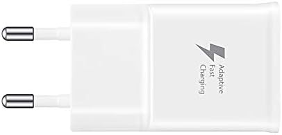 OEM Samsung Oryginalna ładowarka EP-TA200EWE + kabel EP-DR140AWE (5V-2A, 9V-1.67A) - do Galaxy S10, S10+, S10e, S9, S9+ (ładowarka + kabel typu C, Biały) (EPTA200 + DR140 B W)