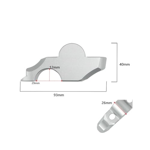 Abrazadera de manillar 28mm extensible y elevada para moto RNineT Scrambler 2014-2023 6