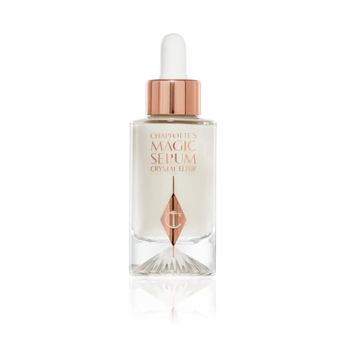Charlotte Tilbury Magic Face Serum Crystal Elixir - Firming Peptide Serum for Face & Neck - Enriched with Plant Adaptogen Extracts to Help Boost Skin's Barrier Function & Moisture Retention (30ml)