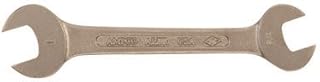 Ampco Safety Tools WO-17X19 Double Open Wrench, Non-Sparking, Non-Magnetic, Corrosion Resistant, 17 x 19 mm