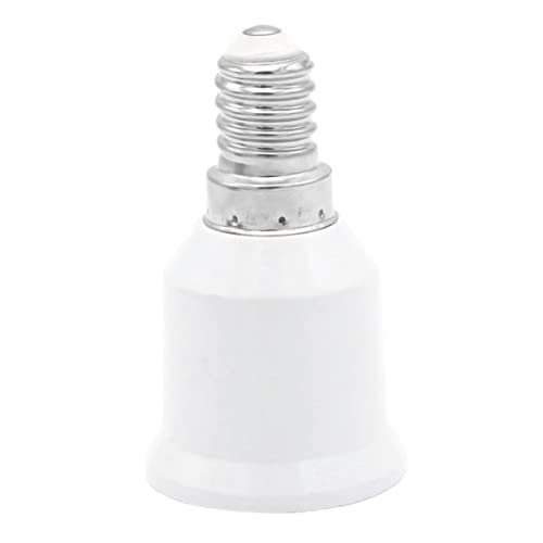 Adattatore di Lampadina LED E14 a E27 - Convertitore Socket per Bulbs - Risparmio Energetico Smart - Resistenza alla La