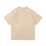 vogrtcc men's oversized short sleeve t shirt loose o-neck top tees