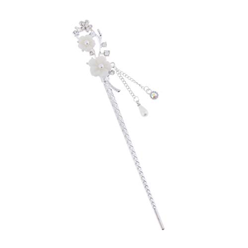2 peças elegantes de pau de cabelo feminino pauzinho pendurado grampo de cabelo borla presentes