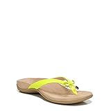 Vionic Bella - Women's Orthotic Sandals Yellow Patent C 10 Wide