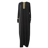 NaLatia Dubai Abaya Femmes Musulmane Djellaba Couleur Unie Tenue Orient Ramadan Islamique Kaftan Abaya Mariage Soirée Arabe Caftan Marocain Casual Vêtements Opaque Djellaba Femme