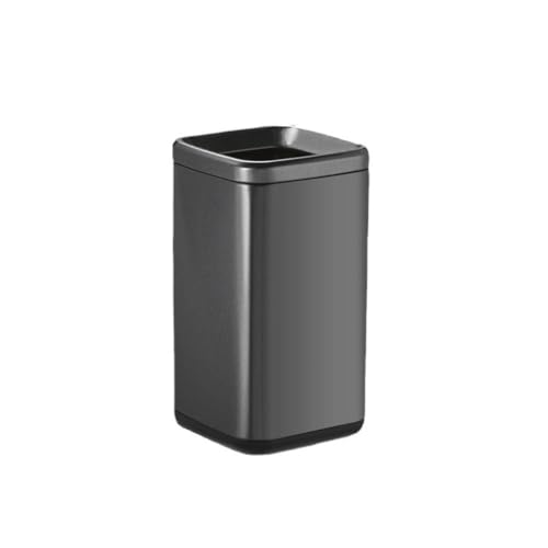 Caneca de basura redonda de acero inoxidable para interior