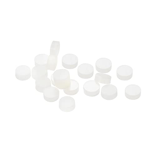 Image of MECCANIXITY Inlay Fretboard Dots Guitar Inlay Dots White Acrylic Inlays Mark Point 5x2.1mm for Guitar Fingerboard, Pack of 20