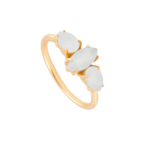 Bague Kasia blanche LAVANI JEWELS le bijou chic pour vos soirées