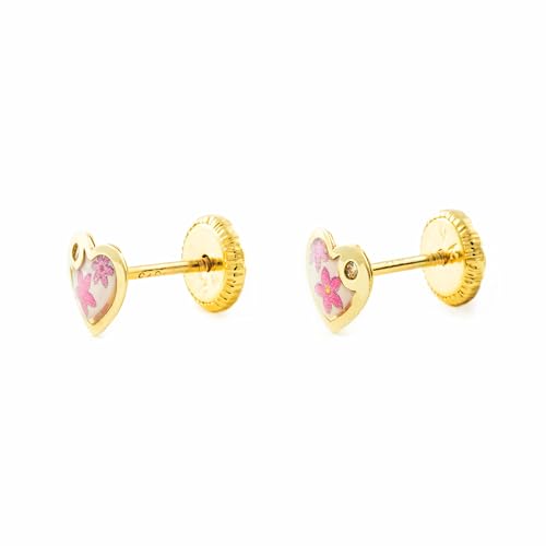 Pendientes de oro para bebé perfectos como regalo de bautizo 3