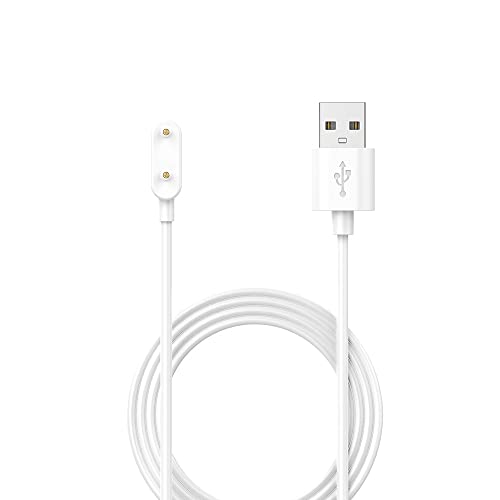 Cavo di ricarica USB per Huawei Watch Fit 2/Nuovo/Mini Band 8/7/6 Pro Band7 Honor ES Smartband fit 2 accessori, caricabatterie Smartwatch (bianco)