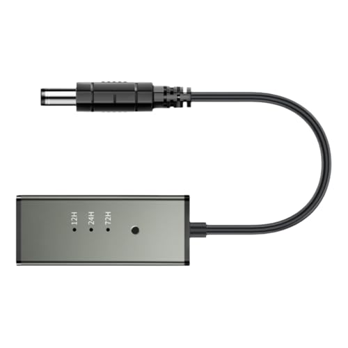 Router Rebooter DC Cable,12/24/72-Hour Automatic Cable Restart,Suitable for DC5.5 * 2.1MM Interface Routers for WiFi Extender Gigabit Ethernet Switch Network Webcam Moderm