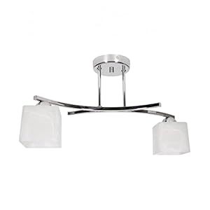 Light-Home Industrieel Pendellamp Canis – Moderne Hanglampe voor Woonkamer, Slaapkamer Eetkamer en Keuken – Chroom – 2…