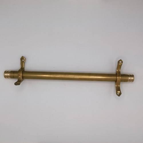 Stair Rods for Carpet Runners Set of 16 14 12 10 8 6 4 2, Antique Brass Stairs Runner Hardware to Secure Stair Carpet with Round Finial(4 Pack,L 115cm(45 2/7\ 