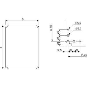 Placa mont baquelita 600x500 haute resistance thermique isolante