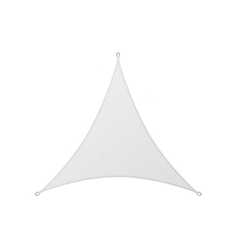 Voile d'ombrage triangulaire BrolEo en polyester imperméable anti-UV pour terrasse
