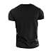 ReedCA Spartan Olive Branch - Muscle Athletic Workout Tee Top Gym Bodybuilding Shirts Fitness(Black,L)