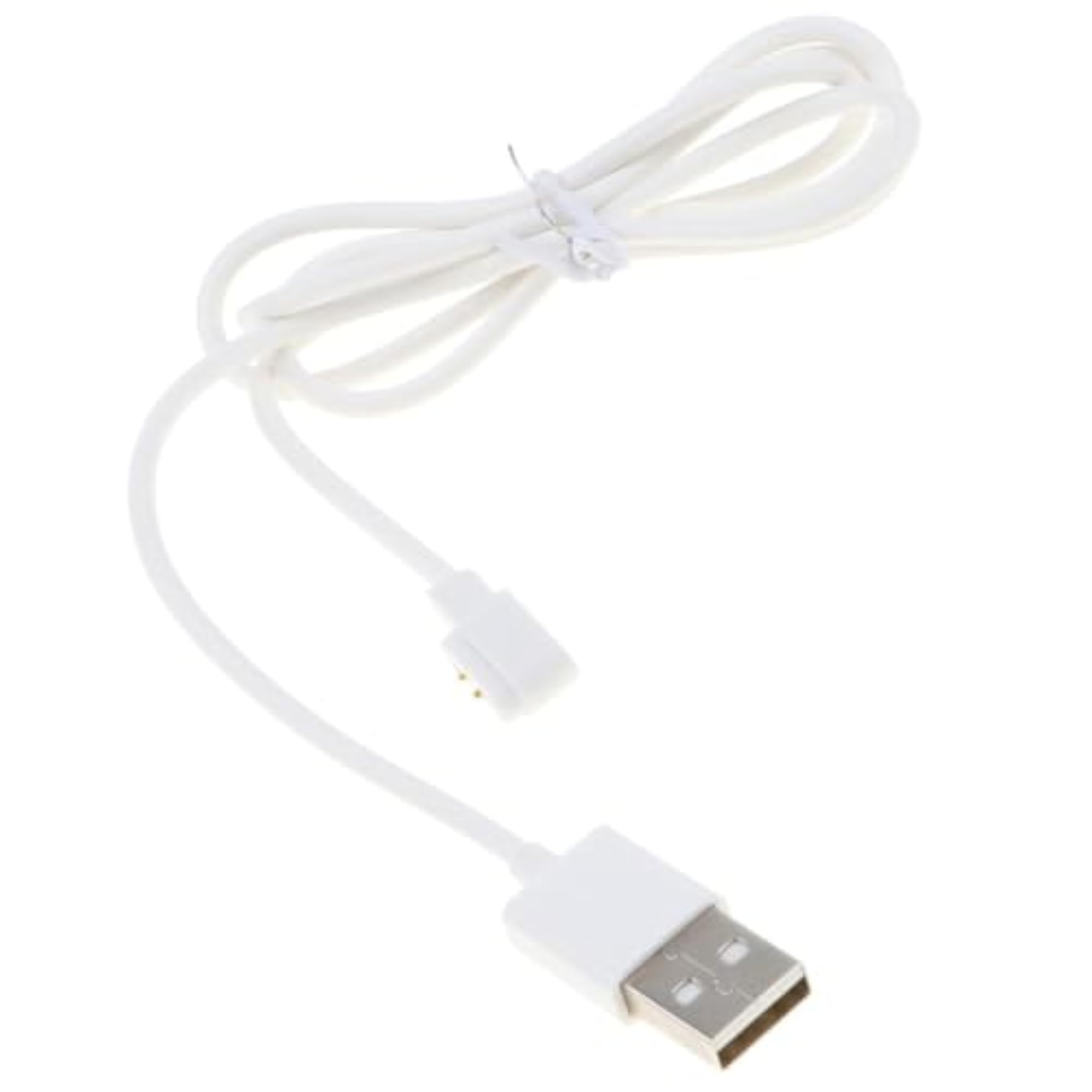 2 Pin Charging Cable Portable Replacement USB White
