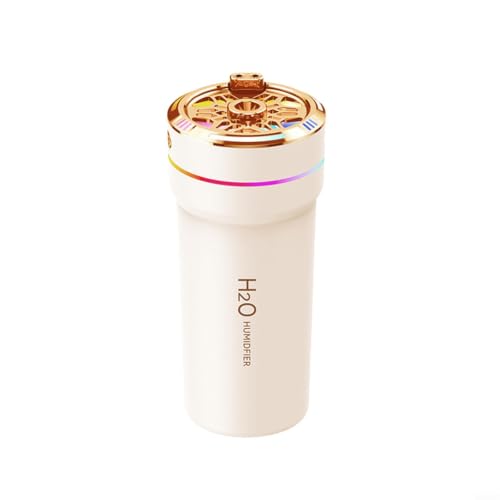 Hosrivae Humidificador portátil de niebla fría para dormitorio, humidificador USB de 500 ml con 2 modos de niebla y apagado automático, difusor de aceite esencial silencioso, escritorio de oficina y Hosrivae Humidificador portátil de niebla fría para dormitorio, humidificador USB de 500 ml con 2 modos de niebla y apagado automático, difusor de aceite esencial silencioso, escritorio de oficina y