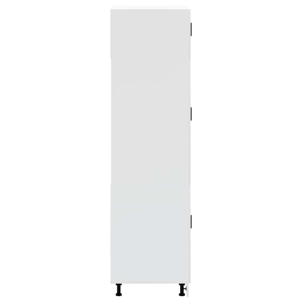 Mobile da cucina Porto, 60 x 57 x 207 cm, in legno, bianco