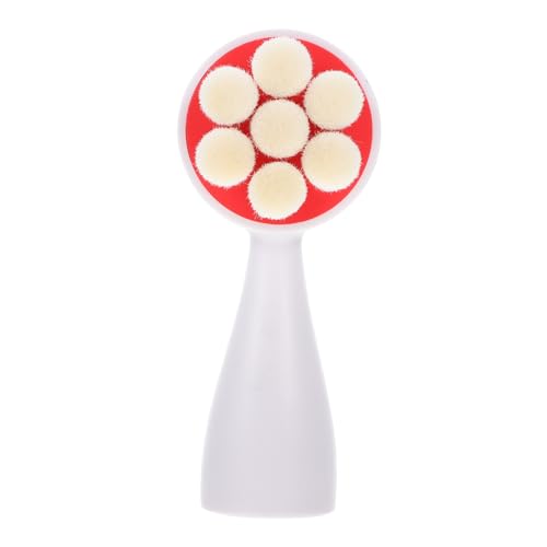 minkissy cepillo de limpieza facial cepillo facial doméstico agente de mudanzas quitar puntos negros quita espinillas cepillo de lavado de cara cepillo exfoliante facial mango abs