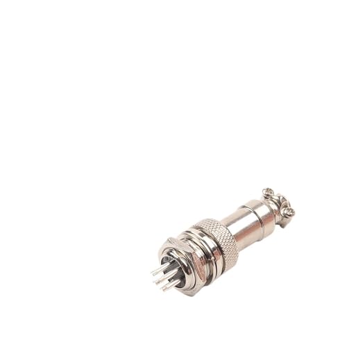 Connecteur GX12 7 broches anti-vibration type écrou mâle femelle pour panneau de 12mm
