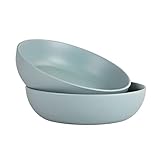 10 Strawberry Street Wazee Matte 9'/48oz Serving Bowl, Set of 2, Mineral Blue