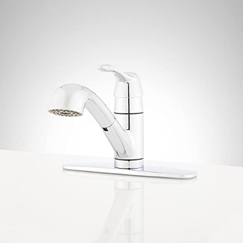 Signature Hardware 449014 Bradenton 1.8 Gpm Single Hole Pull Out Kitchen Faucet - Includes Escutcheon #TOP24
