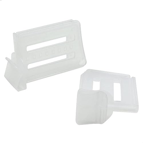 8 Piezas Divisores para Frigorífico, Organizador Ajustable para Frigorífico, Transparentes para Separadores de Congelador y Puerta Lateral para Espacios y Gavetas en la Nevera