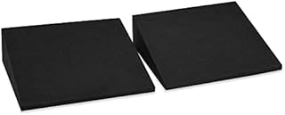 13" Large Yoga Foam Wedge, Slant Board, Calf Stretcher, Improve Lower Leg Strength, Stability, Incline Wedge, Knee Pad, Back Support, Footrest Cushion, Physical Therapy, One Pair