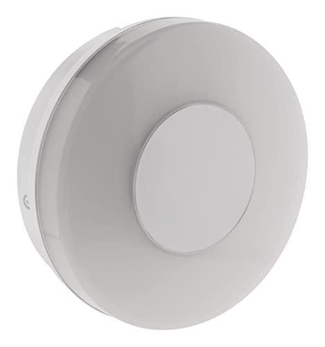 ELEXITY 141051 - Luz LED redonda para exteriores (12 W, IP65-Elexity, transparente Cover