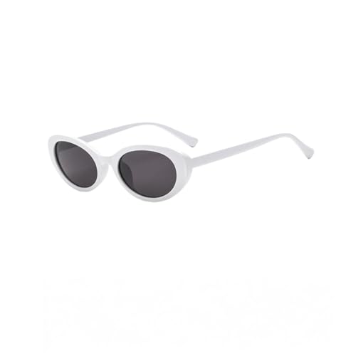 Lunettes de soleil rétro ovales pour vos terrasses d'été et sorties mode en ville en couleur noir