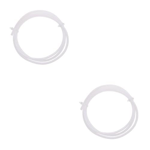 Healeved 2pcs Ptfe Tube for Filament Printer Flexible Tubing Pipe Printer Hose Guide Hose Replacement Supplies