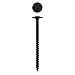 SPAX 4581821001275 3/8? x 5" T-Star Drive Washer Head Black HCR (Exterior) PowerLag Screw (25 Pieces per Box)