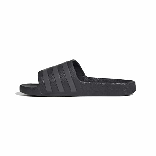 adidas Damen Adilette Aqua Slides Sandal, Aurora Black/Grey Strata/Grey Strata, 39 EU – Ansicht 1