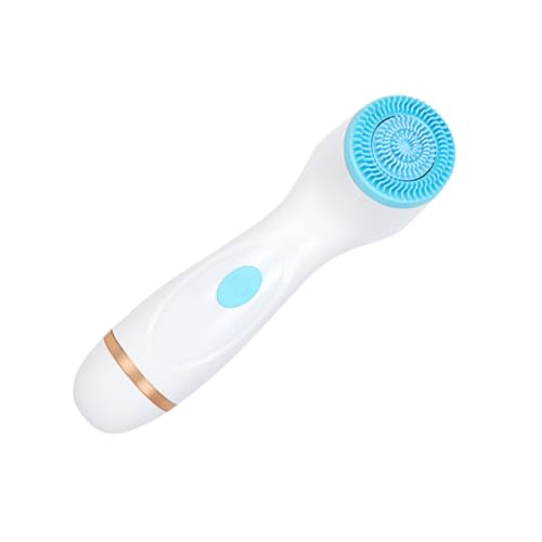 WOONEKY Cepillo Limpiador Facial Eléctrico de Silicona Suave Instrumento de Limpieza Recargable Inalámbrico para Cuidado Diario y Exfoliación Profunda Color Azul para Mujeres