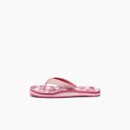 Image of REEF Girls Kids Ahi Beach Flip Flop, Soft Cushion Footbed, Water Friendly