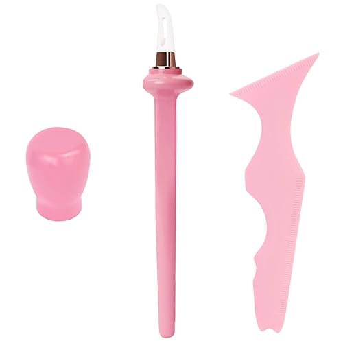 IMMER LIEBEN Create Perfect Winged Eyeliner Tool Eye Stencils Eye Liners Tool Applicator Makeup Tools Eyeliner Stamp Easy to Use for All People, Beginners, Eyeliner, Eye Shadow, Face Pink