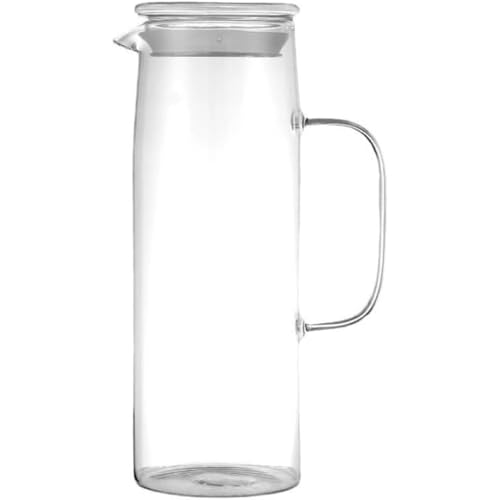 Poixmoc �ϔM�K���X�P�g�� 1.5L ���ΑΉ� ��M���p �␅���o���E�����������E�L�����v�ɍœK (1200ml,�K���X�J�o�[)