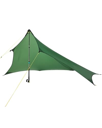 Wechsel Wing M Artichoke Green I wasserdichtes Zeltdach mit 3.000 mm Wassersäule I robust & kompakt für unterwegs I als Vorzelt oder Universalüberdach für Trekking, Camping, Radreisen, Kanu & Kajak