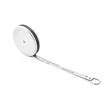 Aluminum Alloy Small Tape Measure, Mini Retractable Dual Sided 80 Inch/2 M Measuring Tape, Silver Measure Tape