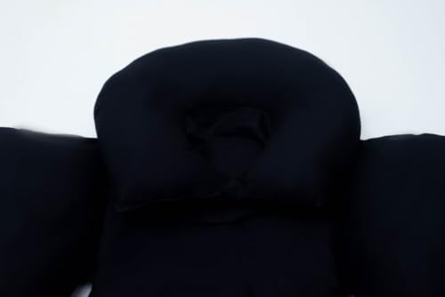Redutor De Bebê Conforto Apoio Anatômico Almofada 100% Algodão (Preto)