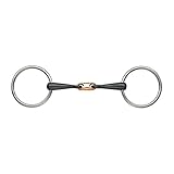 Shires Equestrian Copper Lozenge Sweet Iron Snaffle Bit (4.5